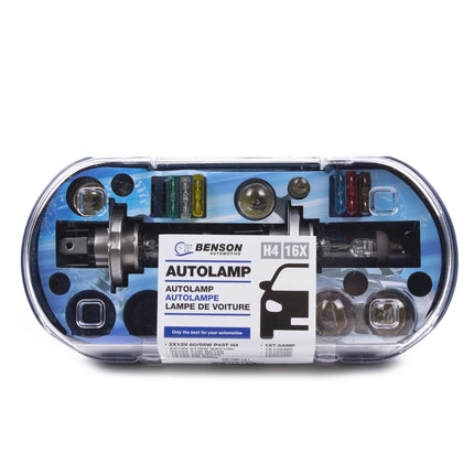 Benson Autolamp H4 Set | 12V | 16-Delig Jumbo Box | E4 Goedgekeurd