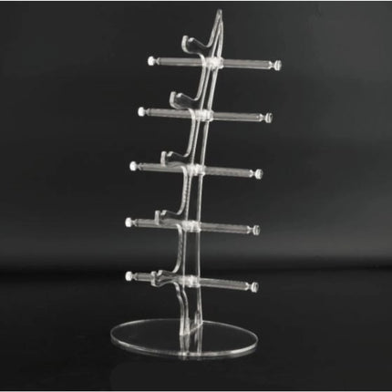 Benson Brillenstandaard - 5 Monturen - Transparant Plexiglas