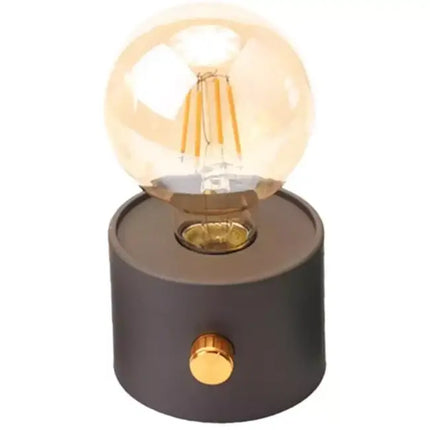 Benson Bolvormige Tafellamp – 15 cm – Traploos Dimbaar – Oplaadbaar – Nostalgische Look