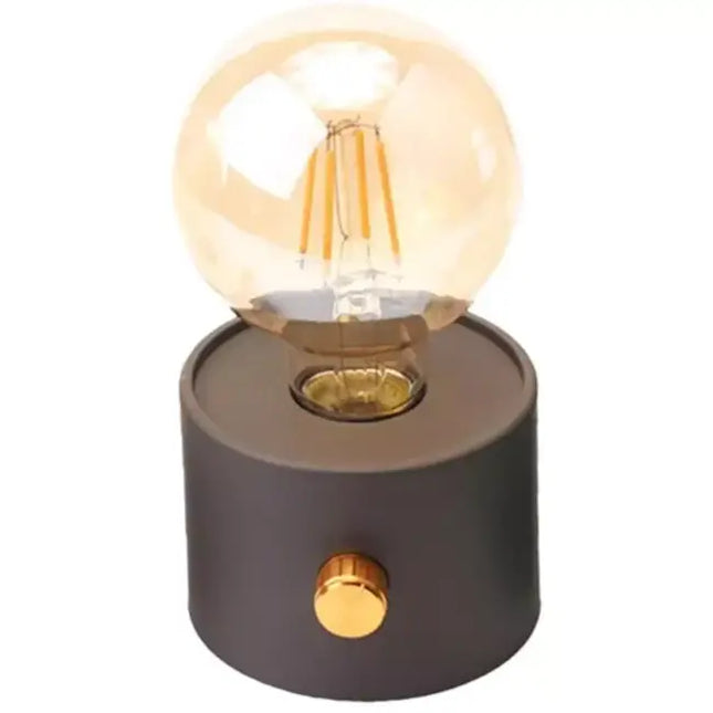 Benson Bolvormige Tafellamp – 15 cm – Traploos Dimbaar – Oplaadbaar – Nostalgische Look