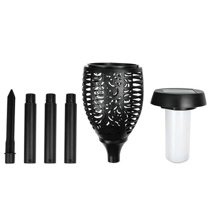 Benson Solar Tuinlamp Fakkel – Set van 2 – Realistisch Vlammen-effect – 74 cm