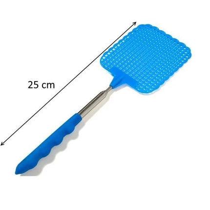 Benson Telescopische Vliegenmepper - Uitschuifbaar 25-47,5 cm - Assorti Kleuren
