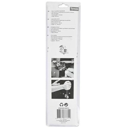 Benson Verstelbare Moersleutel - 12" (30 cm) - Staal - Ergonomisch Ontwerp