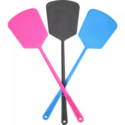 Vliegenmepper –  Grijs, Blauw of Roze