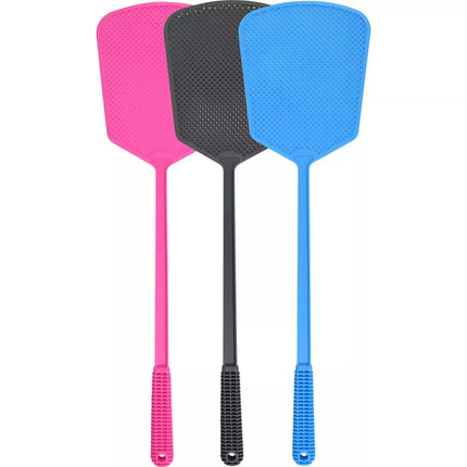 Vliegenmepper –  Grijs, Blauw of Roze