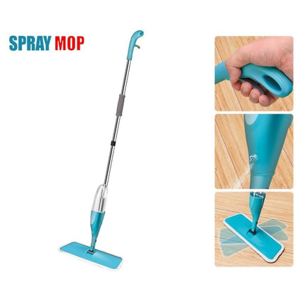 Benson Vloermop met Sprayfunctie – Microvezel – 360° Draaibaar – Voor Harde Vloeren