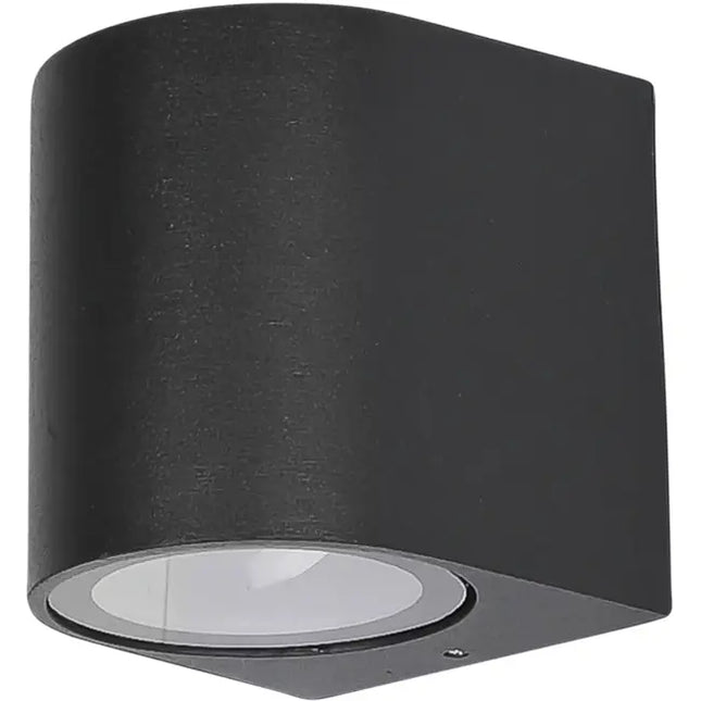 Benson Wandlamp Rond – Zwart Aluminium – 30 cm – IP65
