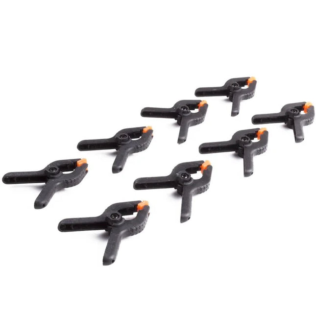 Benson Zeilklem - Marktklem - Super PVC - 60 mm - 8 stuks - Zwart/Oranje