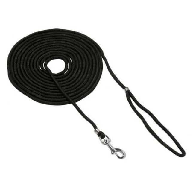 Benson Zoeklijn voor Honden - 10 Meter - Zwart - Trainingslijn