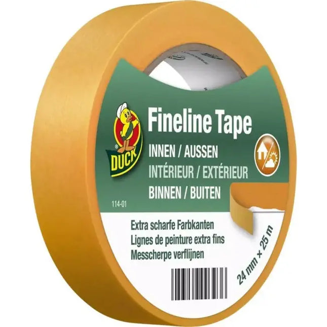 Duck Schilderstape Fineline 24 mm x 25 m - Precisie Afplaktape