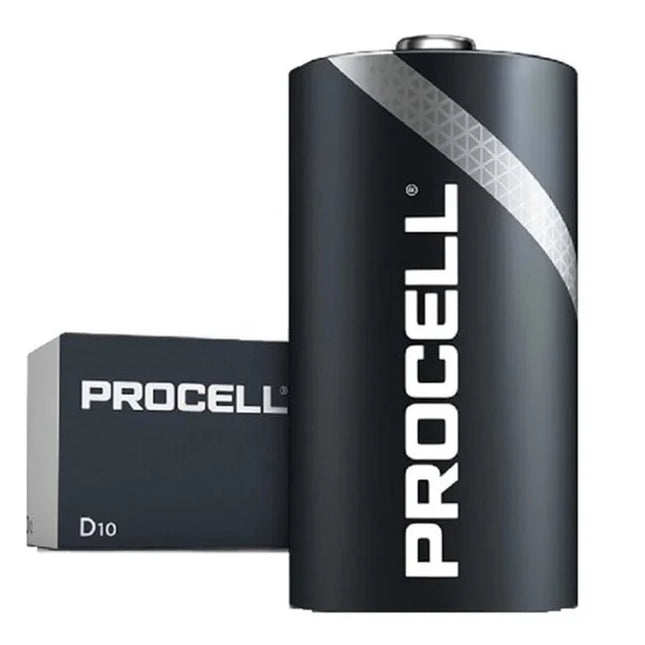Duracell Procell D Batterijen - LR20 / MN1300 - 1.5V - 10 stuks - Industrial Alkaline
