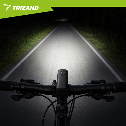 Trizand LED Fietsverlichting Set - 1000lm - USB-C - Powerbank