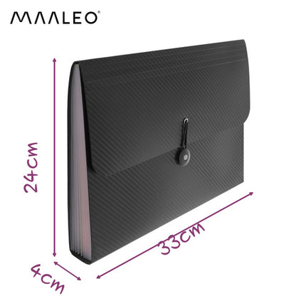 Maaleo Documentenmap A4 - 13 Vakken - Accordeon Organizer - Zwart