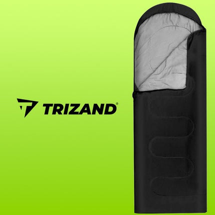Trizand 2-in-1 Slaapzak - Mummy Model - 210 cm - Zwart/Grijs