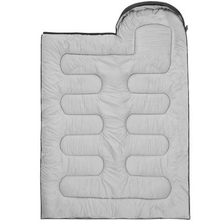 Trizand 2-in-1 Slaapzak - Mummy Model - 210 cm - Zwart/Grijs