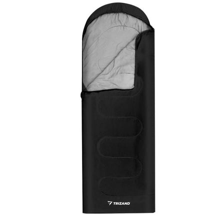 Trizand 2-in-1 Slaapzak - Mummy Model - 210 cm - Zwart/Grijs