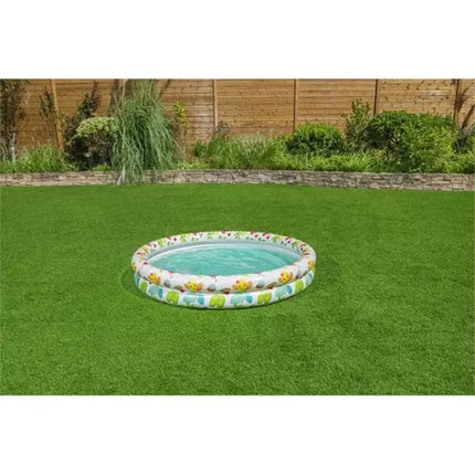 Bestway 3-in-1 Opblaasbaar Zwembad - Met Bal en Zwemband - 122 x 20 cm