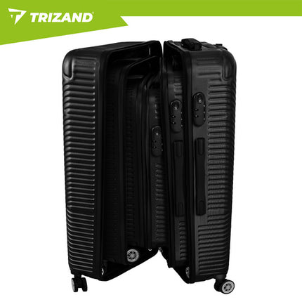 Trizand Kofferset 3-delig - Hardcase ABS - 39L, 70L & 99L - Zwart