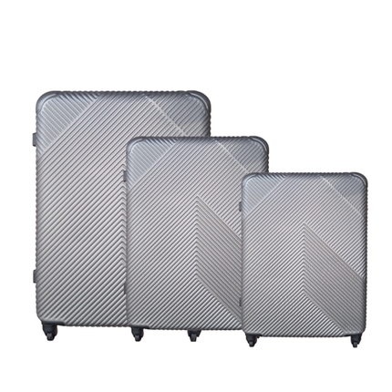 Trizand Koffer-set 3-delig - Hardcase ABS - 39L, 70L & 99L - Grijs