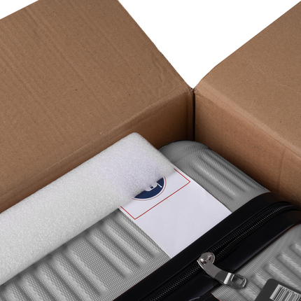 Trizand Koffer-set 3-delig - Hardcase ABS - 39L, 70L & 99L - Grijs