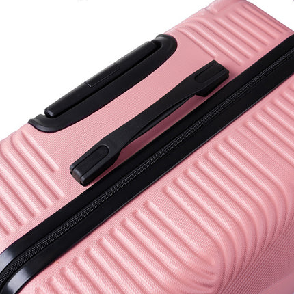 Trizand Kofferset 3-delig - Hardcase ABS - 39L, 70L & 99L - Roze