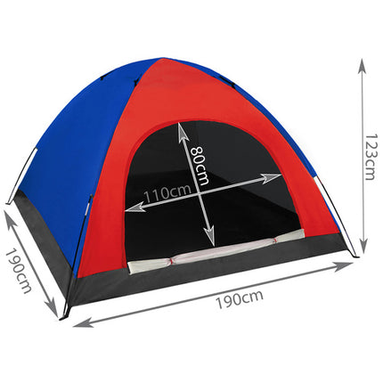 Trizand NT23485 4-Persoons Kampeertent – Waterdicht & Lichtgewicht – 190 x 190 x 123 cm