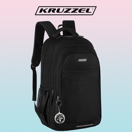 Kruzzel Rugzak - 45L - Zwart - Extra Groot - School & Reizen