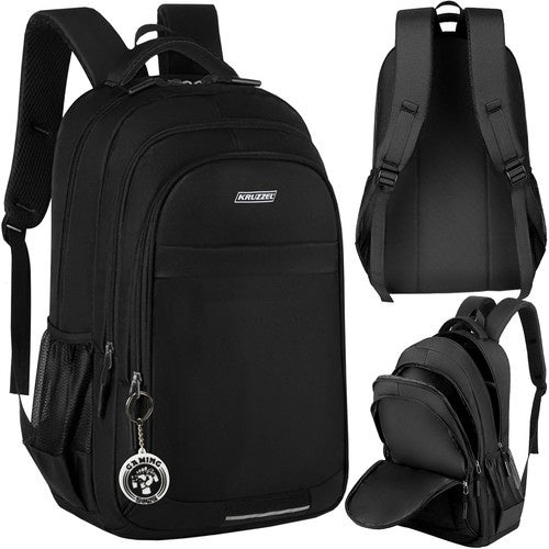 Kruzzel Rugzak - 45L - Zwart - Extra Groot - School & Reizen
