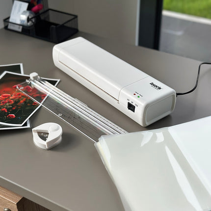 Izoxis 4-in-1 A4 Lamineerapparaat Set - Met Trimmer, Afronder & 60 Folies