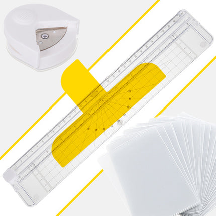 Izoxis 4-in-1 A4 Lamineerapparaat Set - Met Trimmer, Afronder & 60 Folies