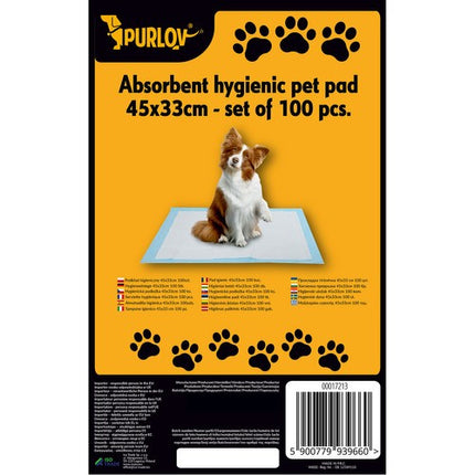 Purlov Absorberende Trainingsmatjes - 100 Stuks + 30 Poepzakjes