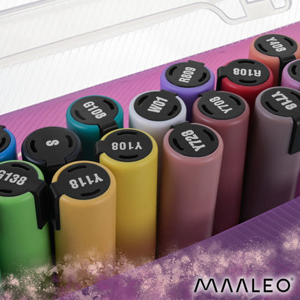 Maaleo Acrylmarkers Set - 24 Kleuren - Watervaste Decoratiestiften