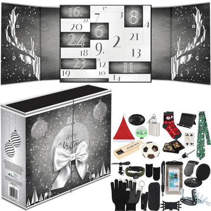 Iso Trade Adventskalender voor Mannen - 24 Luxe Gadgets - Cadeauset