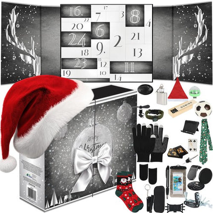 Iso Trade Adventskalender voor Mannen - 24 Luxe Gadgets - Cadeauset