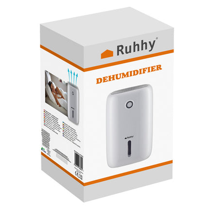 Ruhhy Luchtontvochtiger - 800ml - Compact & Stil - Wit