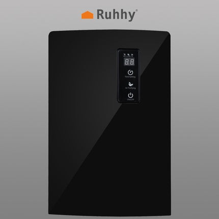 Ruhhy Luchtontvochtiger & Luchtreiniger - 1500ml - Met Timer - Zwart