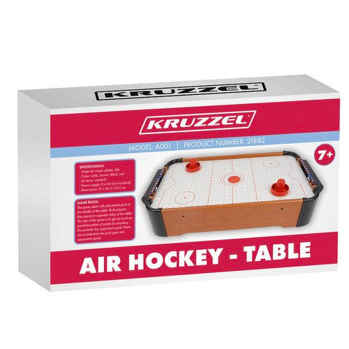 Kruzzel Airhockeytafel voor Kinderen - 56 x 31 cm - Tafelmodel
