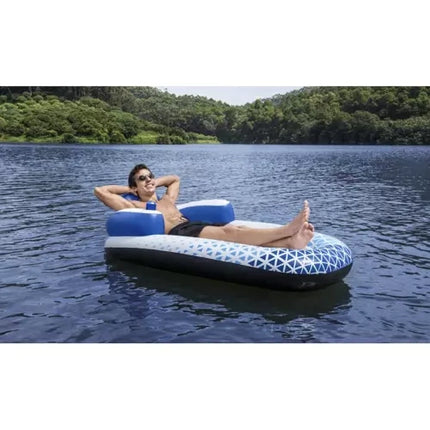 Bestway 43533 Opblaasbaar Luchtbed - 191 x 107 cm - Met Rugsteun