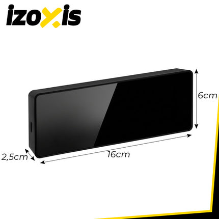 Izoxis LED Wekker - Kleuren-Display - Met Temperatuurweergave - USB