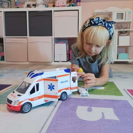 Kruzzel Speelgoedambulance - Met Geluid, Licht en Brancard