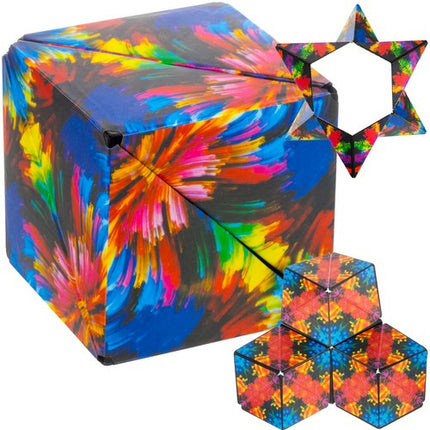Kruzzel Magnetische Anti-Stress Kubus - 72-in-1 Creatieve Puzzel