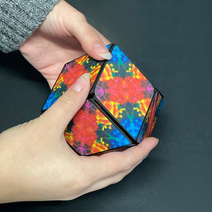 Kruzzel Magnetische Anti-Stress Kubus - 72-in-1 Creatieve Puzzel