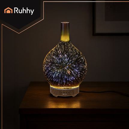 Ruhhy Aroma Diffuser & Luchtbevochtiger - 200ml - Beige/Bruin