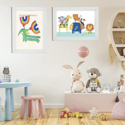 Kruzzel Kunstwerklijst voor Kinderen - A4 - Opening - Wit