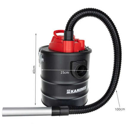 Kaminer Aszuiger - 15L - 1200W - Met Blower & Filters - Zwart