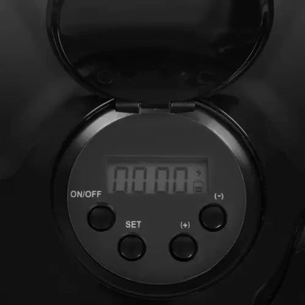 Purlov Automatische Voerbak - 6 Vakken - Programmeerbare Timer - Zwart