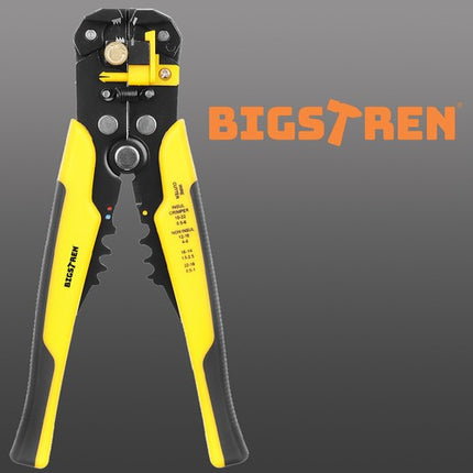 Bigstren Automatische Draadstripper - 3-in-1 - Voor Strippen, Knippen & Crimpen