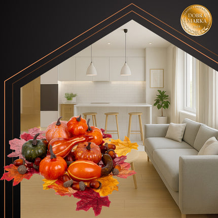 Ruhhy Herfstdecoratie Set - 50 Delig - Pompoenen, Eikels & Bladeren