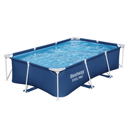Bestway Steel Pro 56403 Frame Zwembad - 259 x 170 x 61 cm - Rechthoekig - Blauw