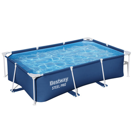 Bestway Steel Pro 56403 Frame Zwembad - 259 x 170 x 61 cm - Rechthoekig - Blauw